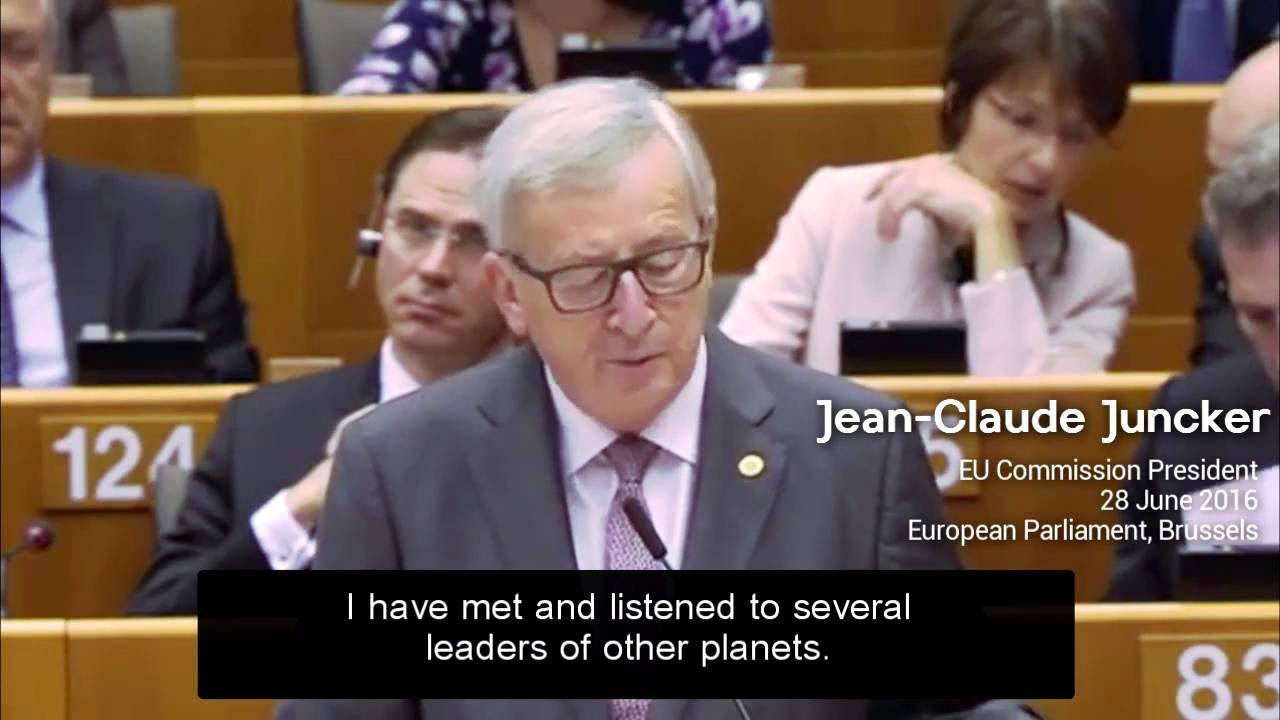 “Leaders of other Planets are worried” – EU President talks about Extraterrestrials