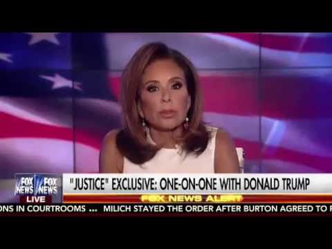 Judge Jeanine One on One With Donald Trump FULL Interview