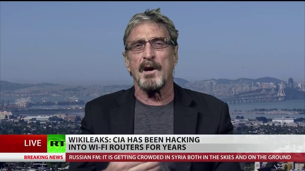 John McAfee: Every router in America has been compromised’