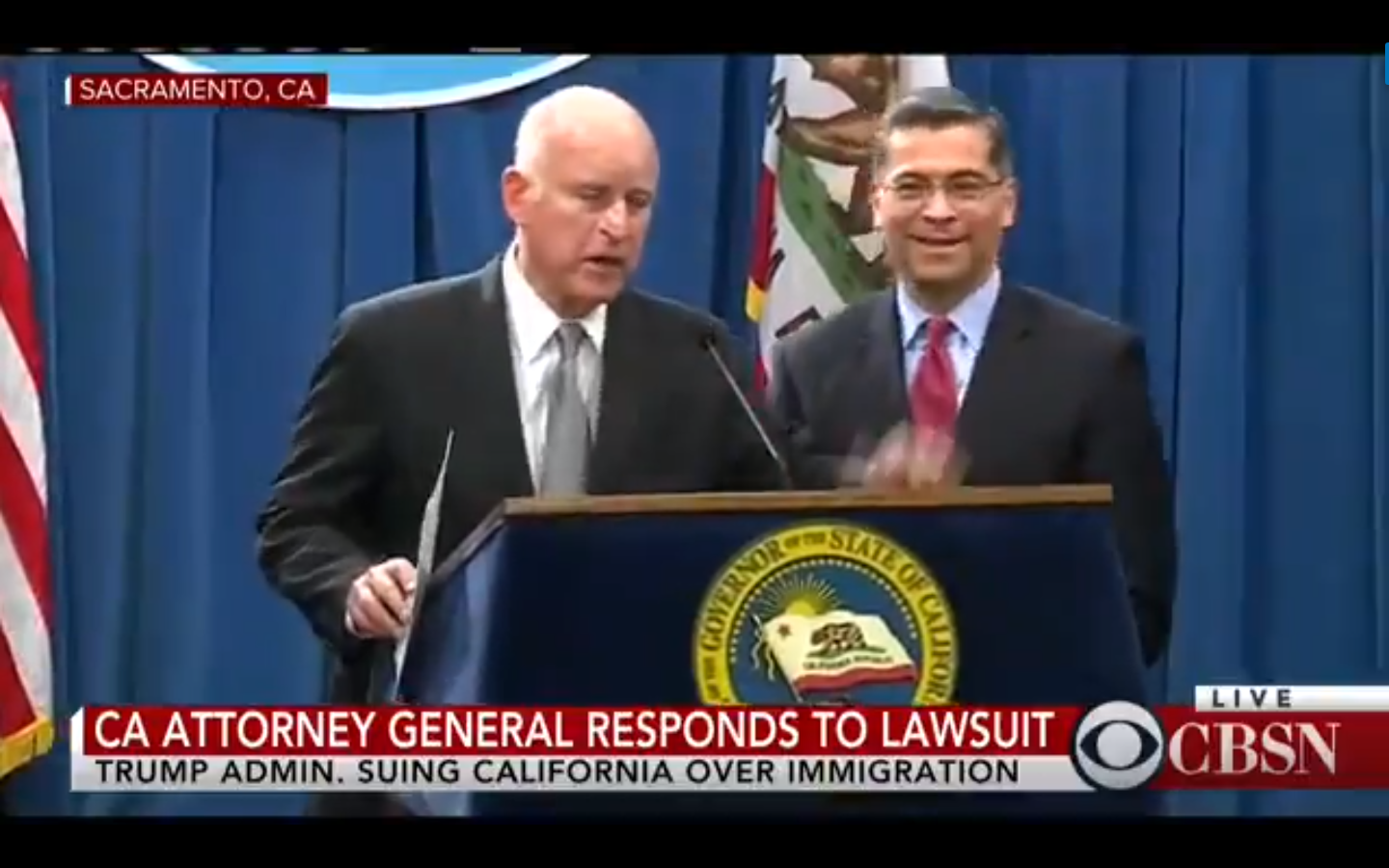 Jerry Brown declares war !