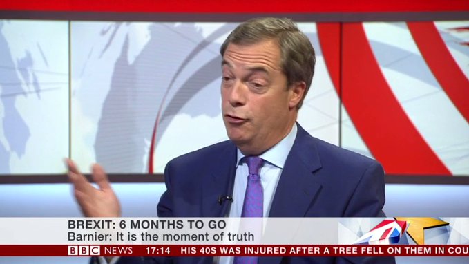 Nigel Farage “The referendum wasn’t about GDP, it was about leaving political union and becoming an independent country! That is the issue that neither the Conservatives nor Labour wishes to address. – VIDEO