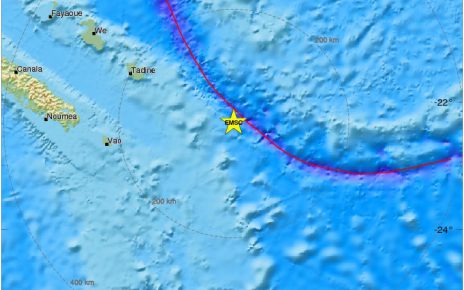 6.0 Magnitude Earthquake SOUTHEAST OF LOYALTY ISLANDS – 2018/12/06 – 6+ Mag. 