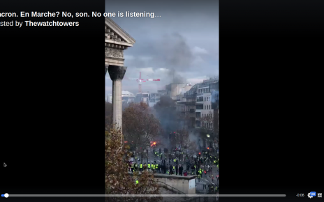 Macron. En Marche? No, son. No one is listening to you. Not the Saudis. Not the French. Not Trump.