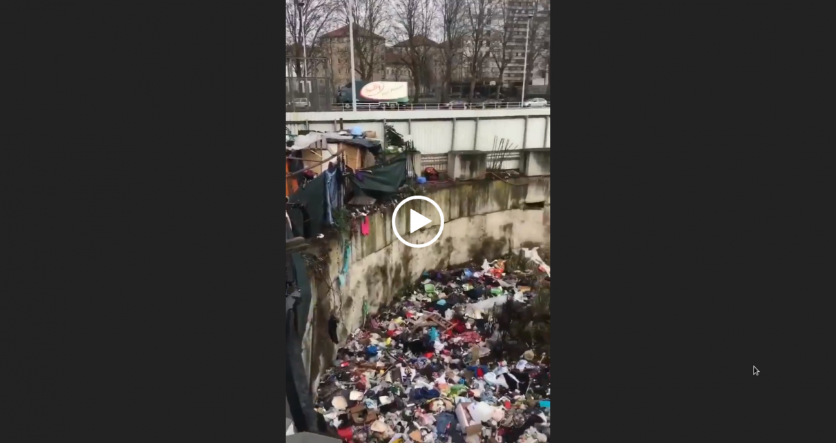 WATCH: This is Brussels, the EU’s capital.. Garbage and Filth a plenty. 