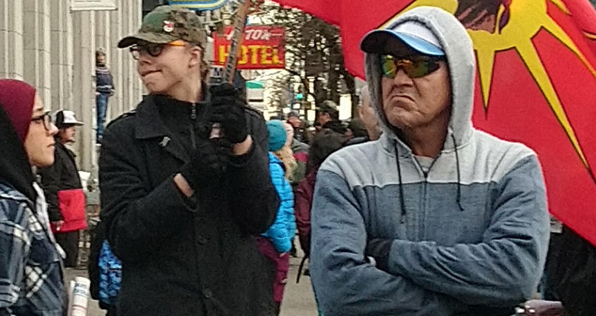 Pipeline Protest Vancouver British Columbia Canada Sat. Jan. 12th 2019