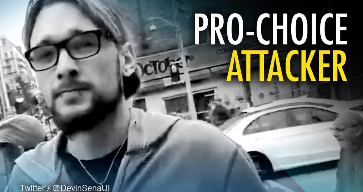 Jordan Hunt Man who kicked pro-life woman ASSAULTS Rebel reporter outside court | VIDEO