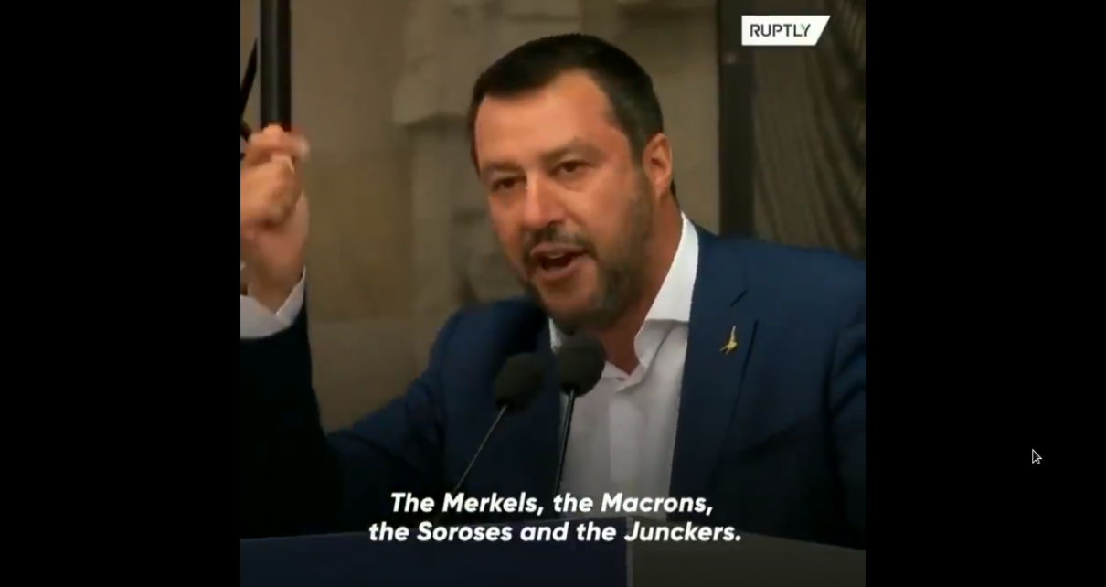 Salvini says there is no “far-right” here, only politics of common sense.