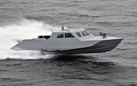 Ship Observer Photographs Navy’s New Stealth Boat 