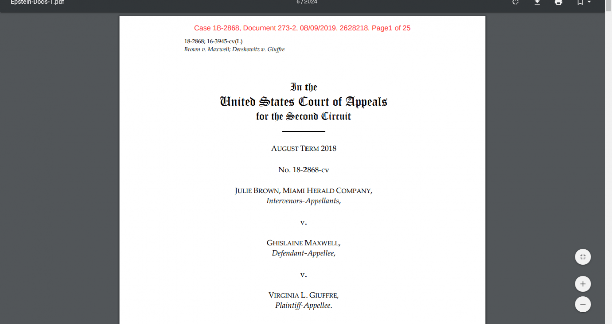 Epstein Documents Unsealed 2024 Pages – Thousands of accusers’ documents have been released from the defamation suit against his ex-girlfriend and alleged ‘madam’