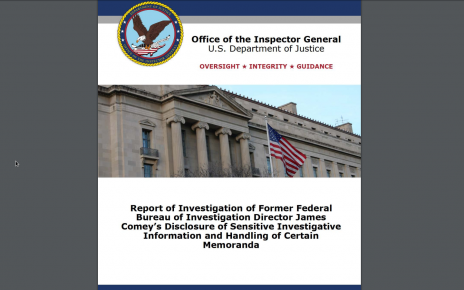 BREAKING: Comey IG Report Out: IG report finds that Comey violated FBI procedures DOJ DECLINES PROSECUTION