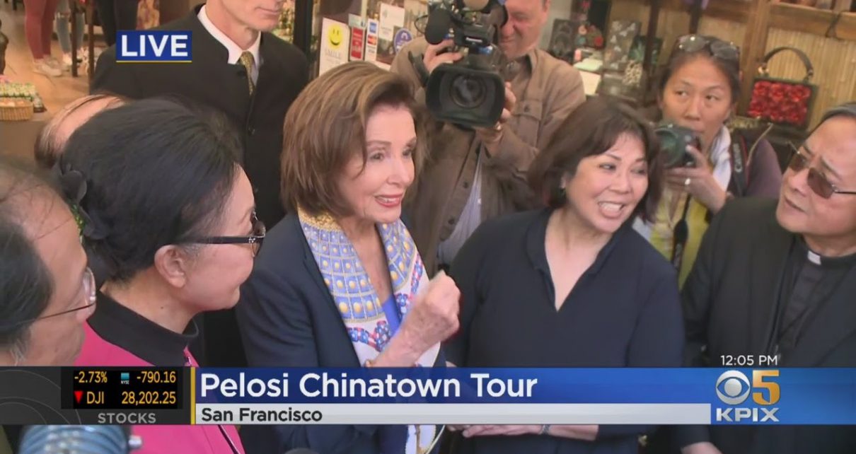 Speaker Pelosi Visits SF’s Chinatown To Show Support Amid Coronavirus Fears – WATCH