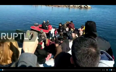 WATCH | Greek civilians stop boat full of migrants and tell them to go back to Turkey