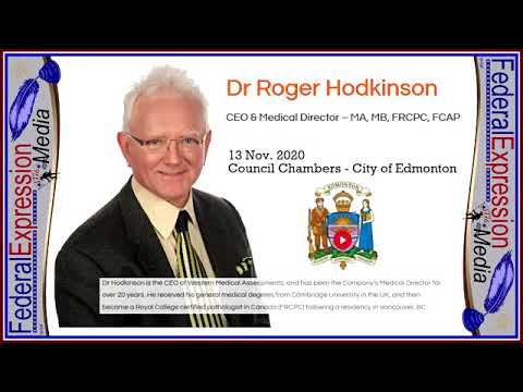 Dr. Roger Hodkinson Addresses The Edmonton Council Chambers - YouTube